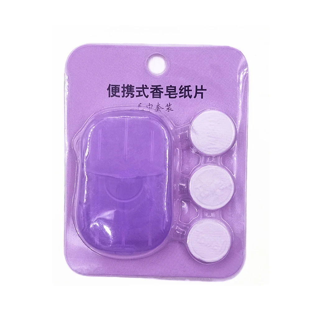 

1/2/3/5 Soap Paper Hand Disposable Washing Sheets Towels Toilet Camping Dispensers Slice Supplies Bathroom Foaming Lavender