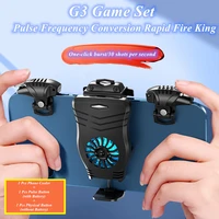 g3 mobile phone gaming trigger button for pubg with cooling fan gaming accessories gamepad joysticks for iphone android game set