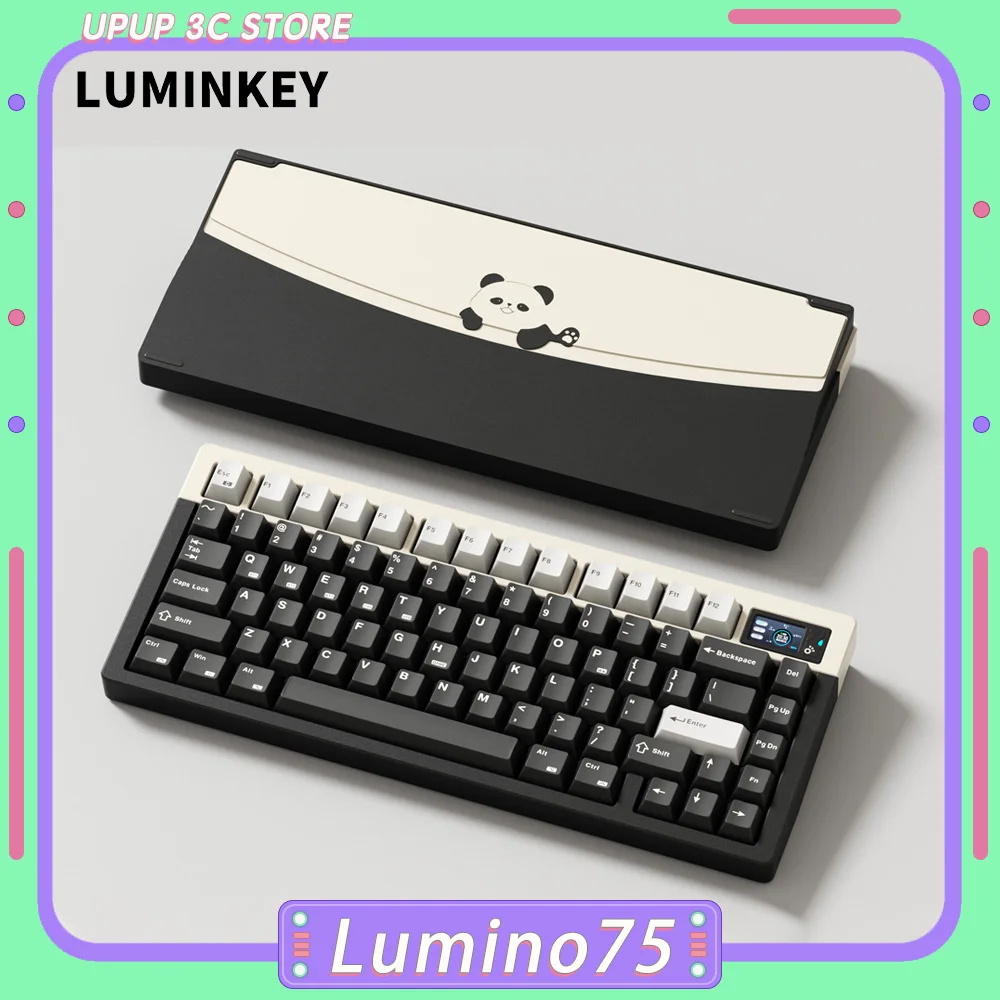 Клавиатура Luminkey Lumino75 механическая беспроводная алюминиевая клавиатура с тремя