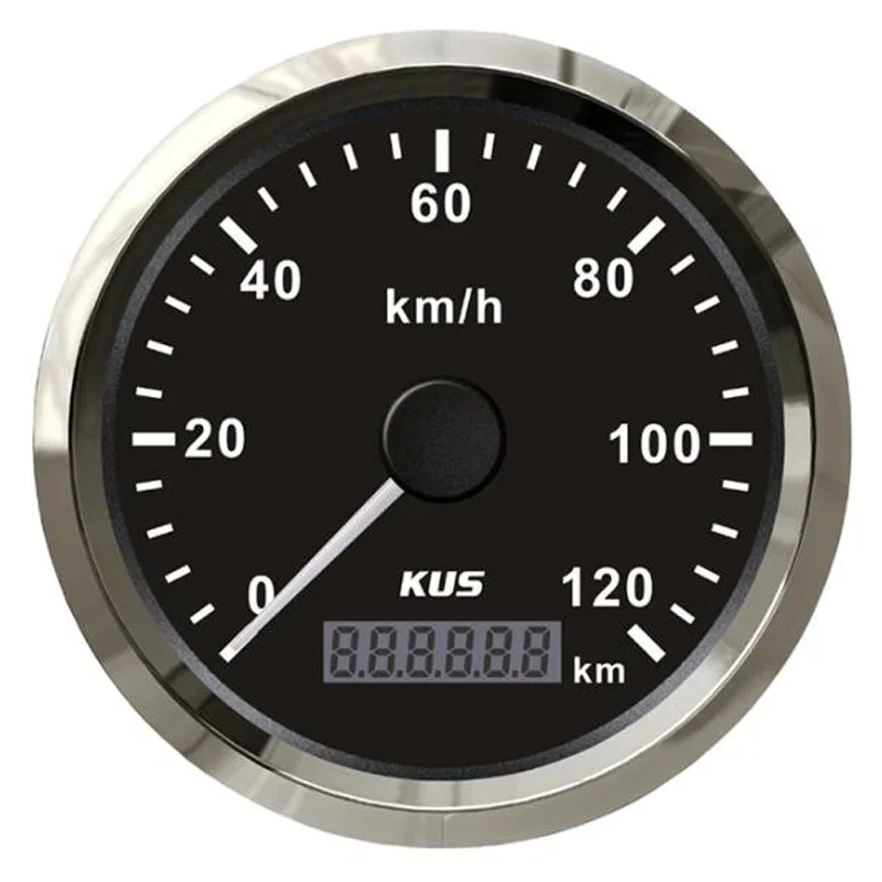 KUS 0-120 км/ч GPS-спидометры настройка 85 мм водонепроницаемые указатели одометры