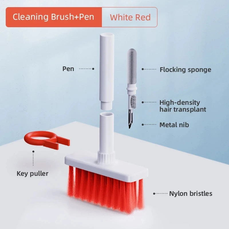 

Keyboard Cleaning Brush Computer Earphone Cleaning tools Keyboard Cleaner keycap Puller kit for PC Airpod