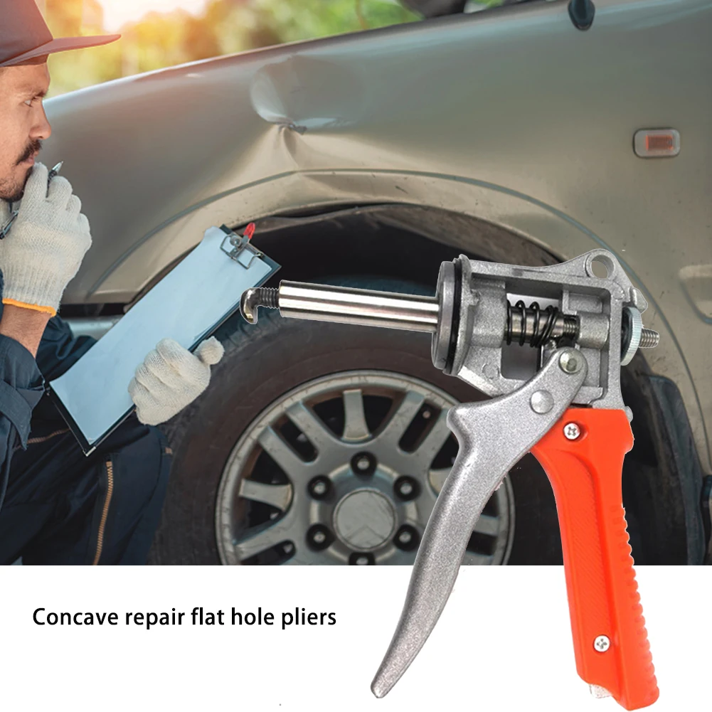 

Non-Marking Dent Repair Flat Hole Caliper Sheet Metal Clamping Edge Trimming Pliers Car Dent Repair Maintenance Tools Accessory