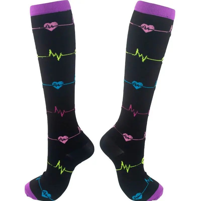 Comfortable Compression Stockings Golf Sport Socks Blood Circulation Promotion Slimming Medical Nursing Stockings Anti-Fatigue