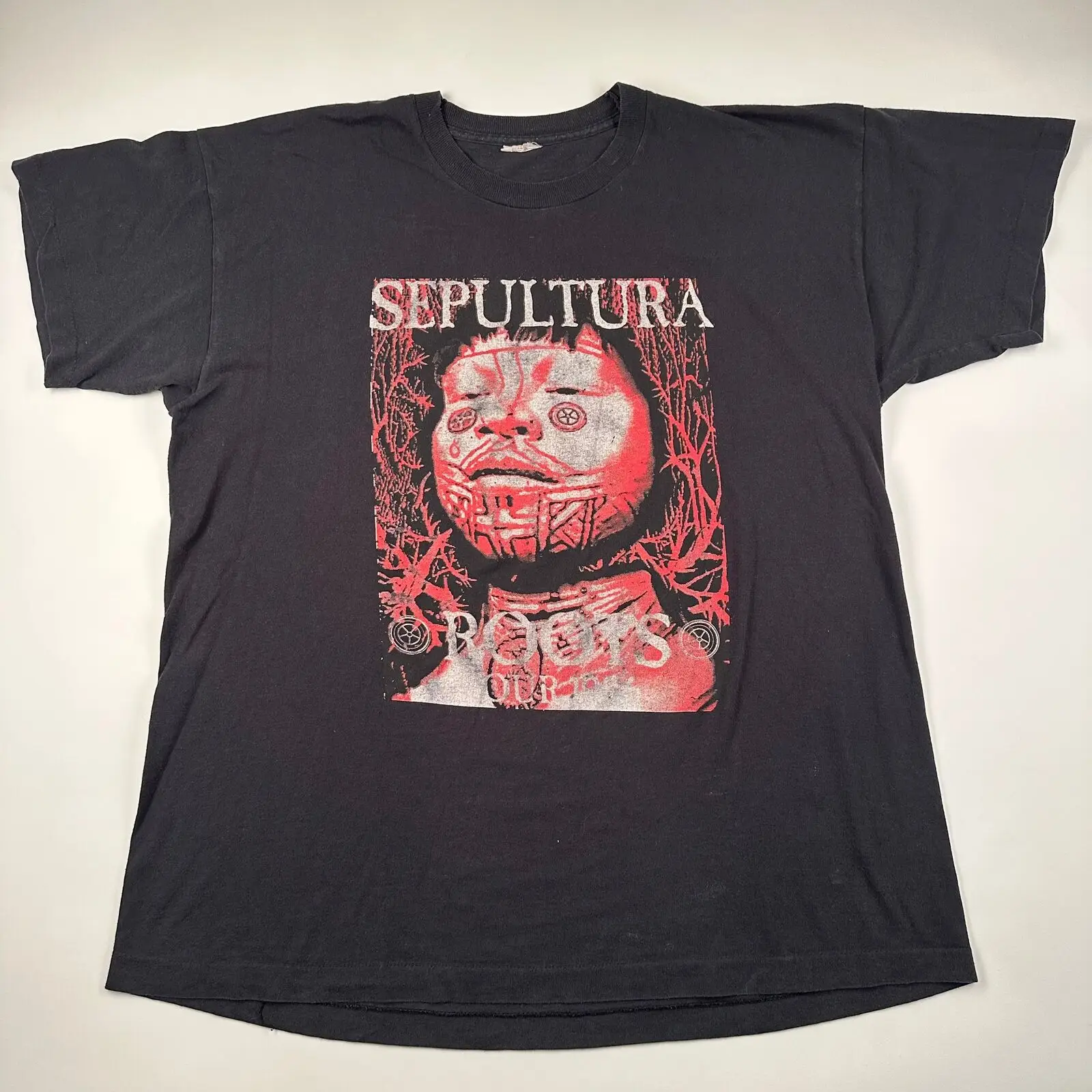 Винтажная Футболка Sepultura 1996 размеры Xl