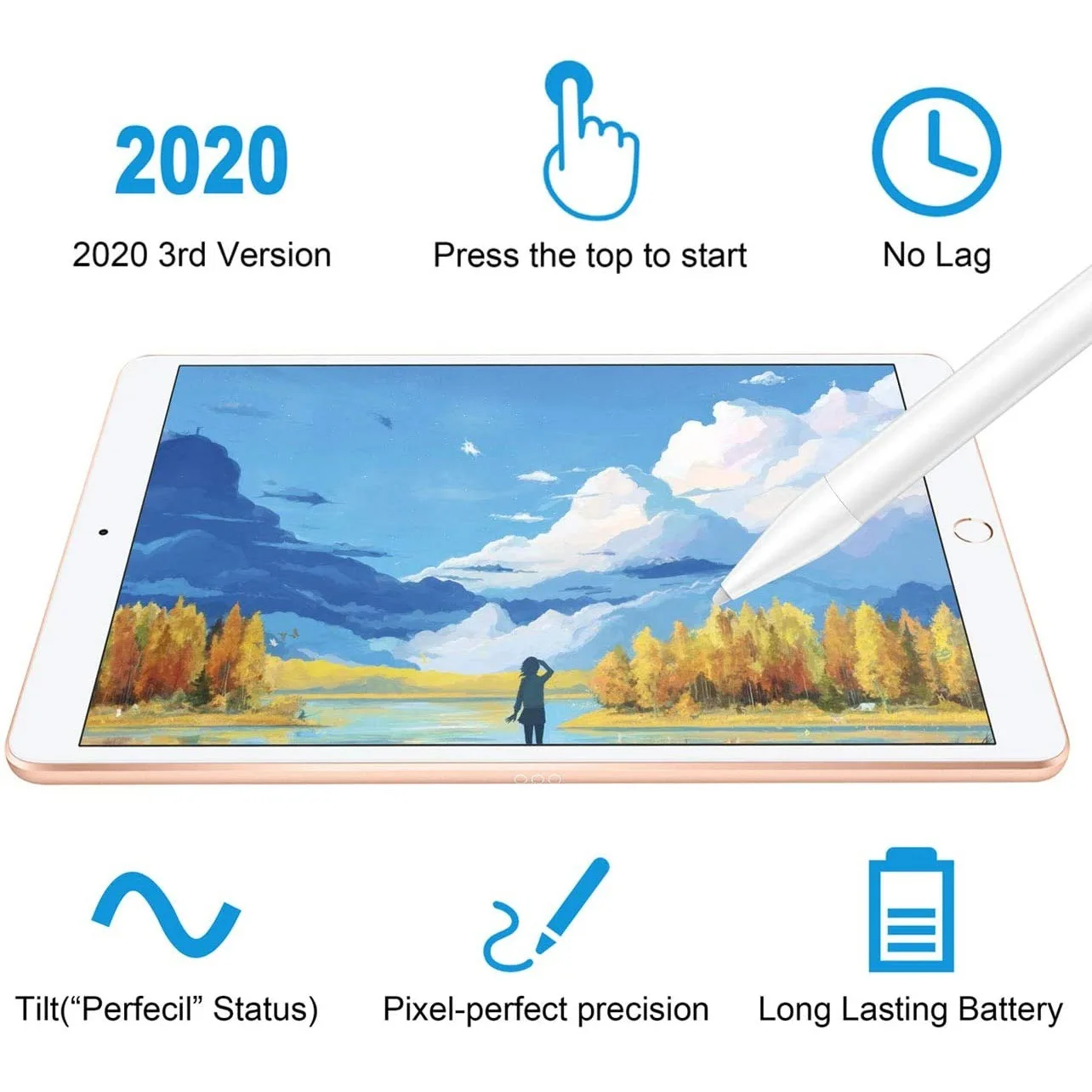 

Стилус 2 в 1 для смартфона планшета толстый тонкий стилус для рисования Универсальный сенсорный карандаш для мобильного телефона Android метал...