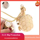 Новый подарок на удачу в виде черепахи, подвеска в виде кости животного в стиле ретро, ожерелье, цепочка для свитера, ювелирные аксессуары