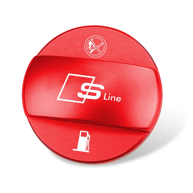 

2025 Горячая крышка топливного бака автомобиля из алюминиевого сплава, накладка коробки для заправки топливного бака для Audi S Line A3 A1 A4 B8 B7 A6 A5 A7 A8 B9 B6 C6 Q2 Q3 Q5 Q7