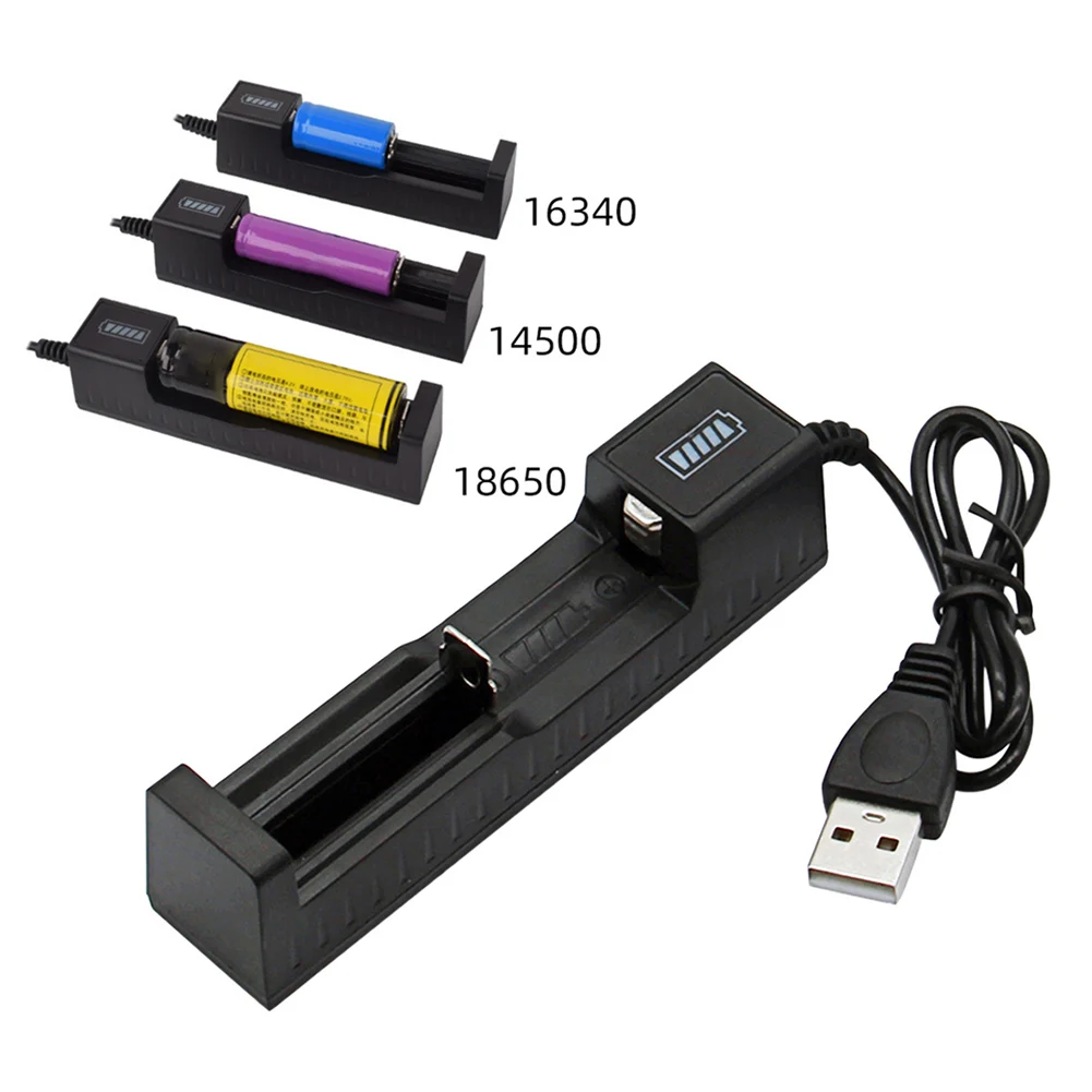 

Зарядное устройство 1865O 2665O, 3,7 в, USB, со светодиодным индикатором