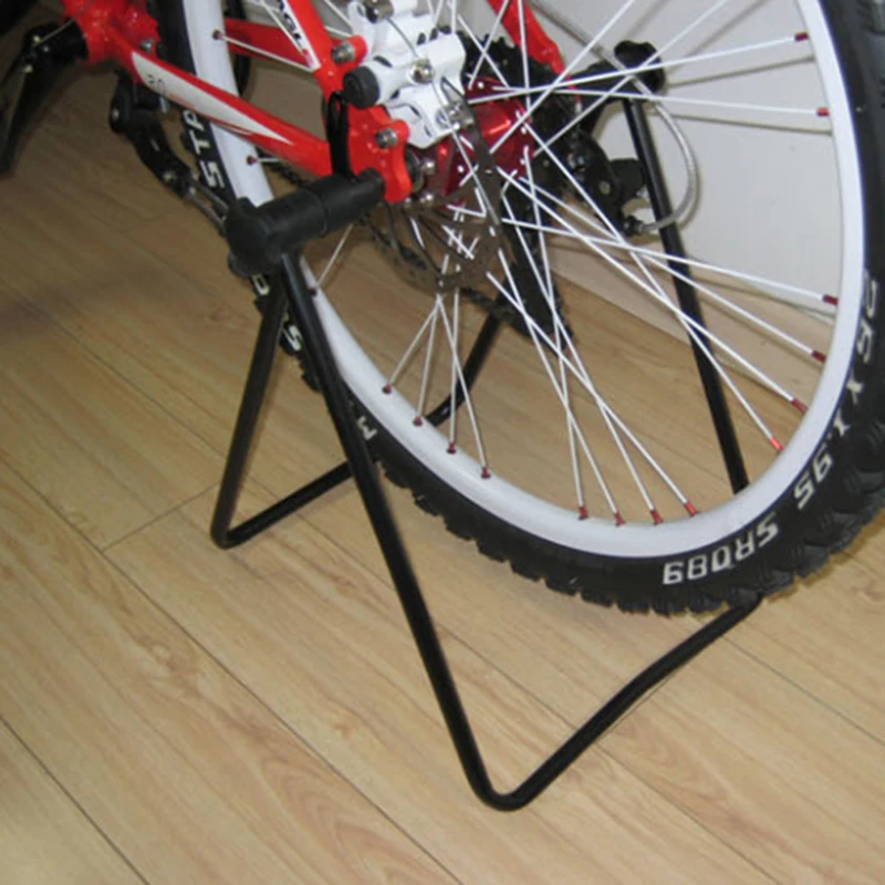 

High Quality Universal Flexible Bicycle Bike Display Triple Wheel Hub Repair Stand Kick Stand For Parking Holder Folding