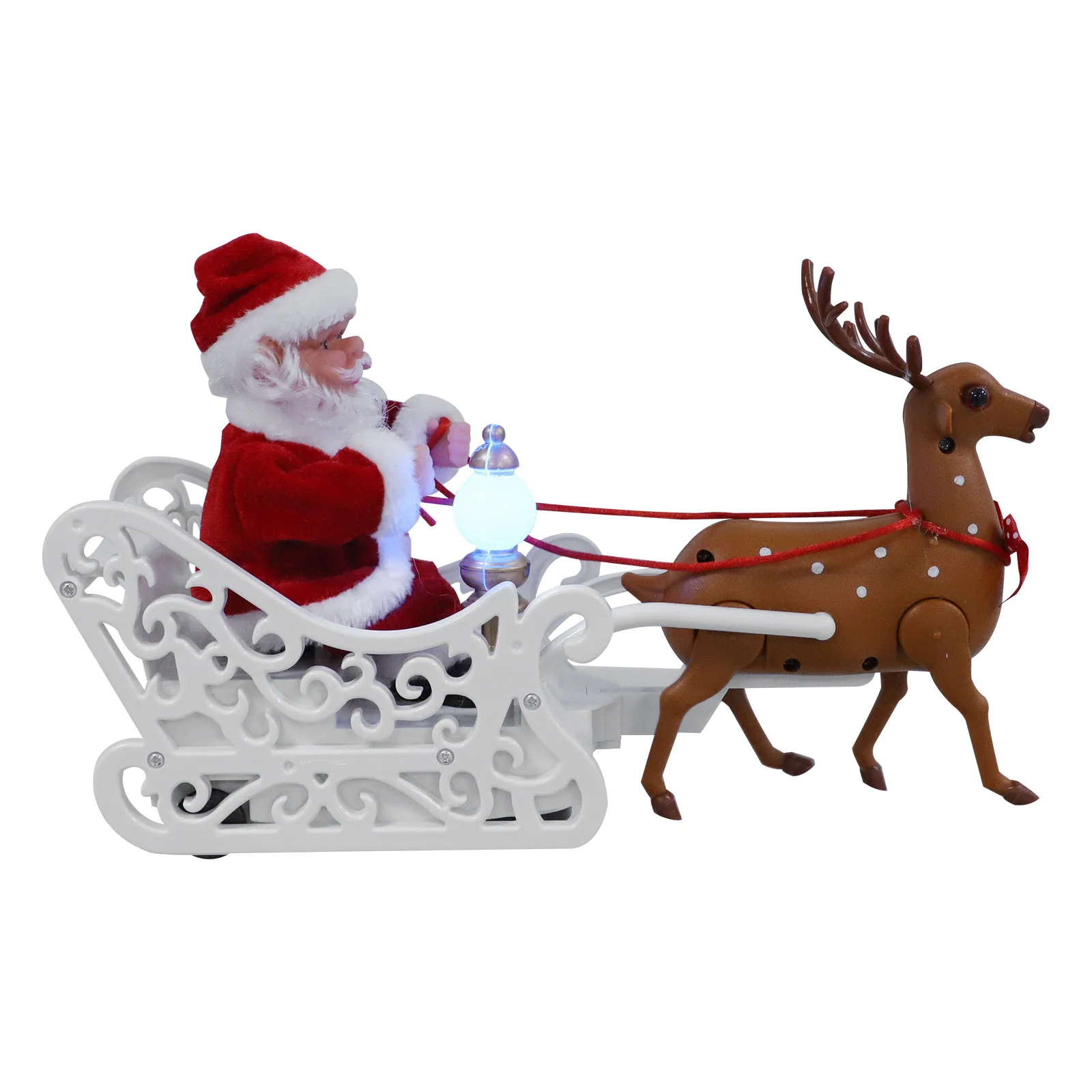 

Decorative Lights Xmas Party Gift Music Adorable Ornament Plastic Desktop Crafts