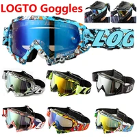 logto goggles mens and women motorcycle goggles off road motorcycle motocross goggles bike cycling glasses ski goggles