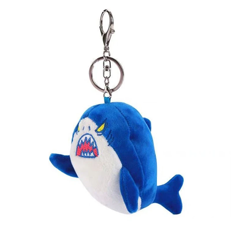 

Cute Simulation Shark Plush Key Chain Creative Scented Soft Plush Cartoon Shark Cartoon Shark Shape Hanging Ornament Bag Decor