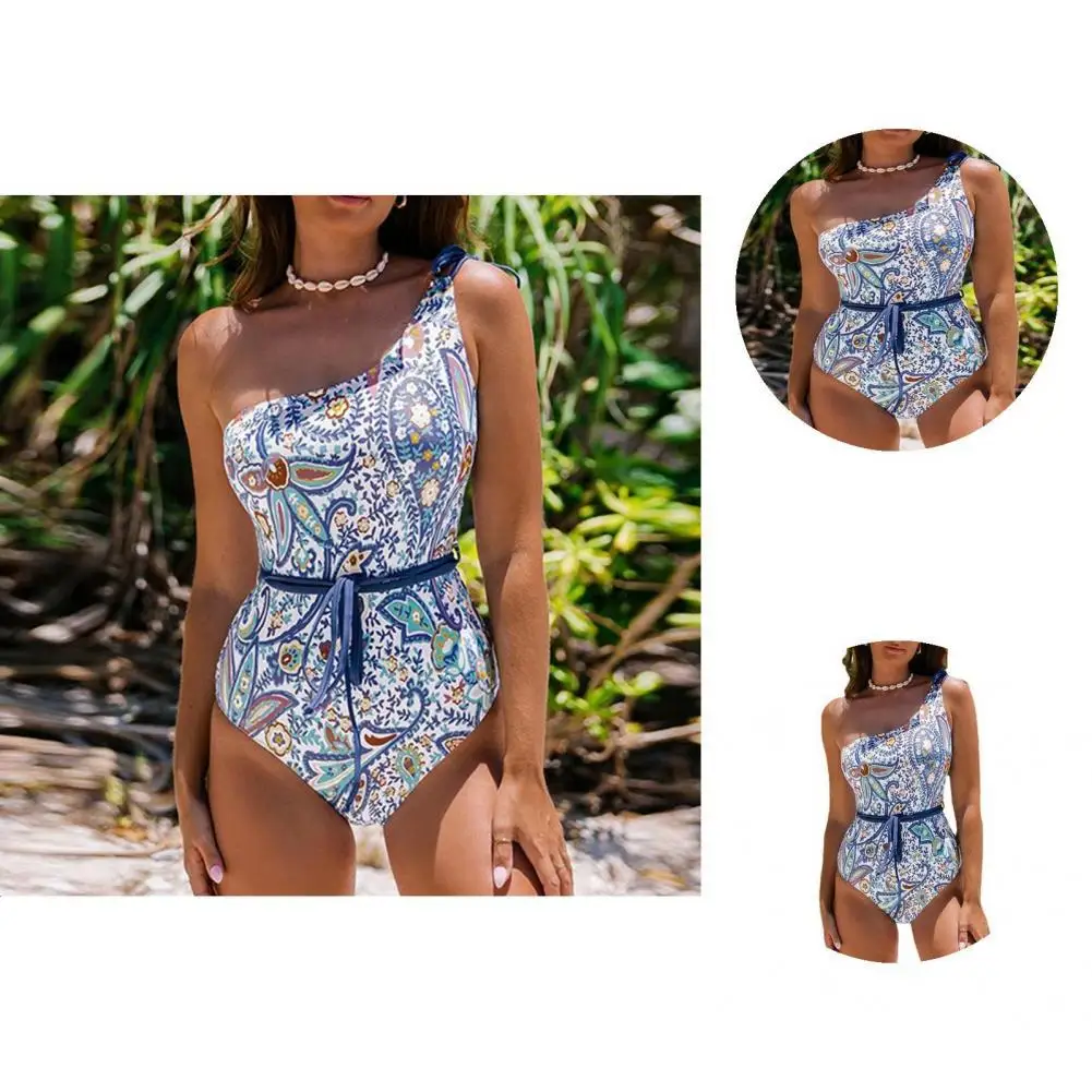 

Женское стильное бикини без рукавов на шнуровке, цельный купальный костюм, пляжная одежда без косточек