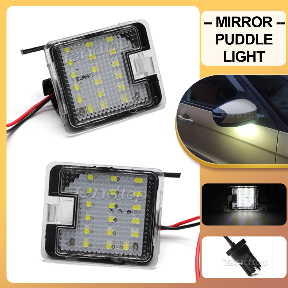

LED Under Side Mirror Puddle Light For Ford Focus 3 Kuga 2 S-Max WA6 2 Mondeo 4 5 Grand C-max 2 Escape Under Mirror Welcome Lamp