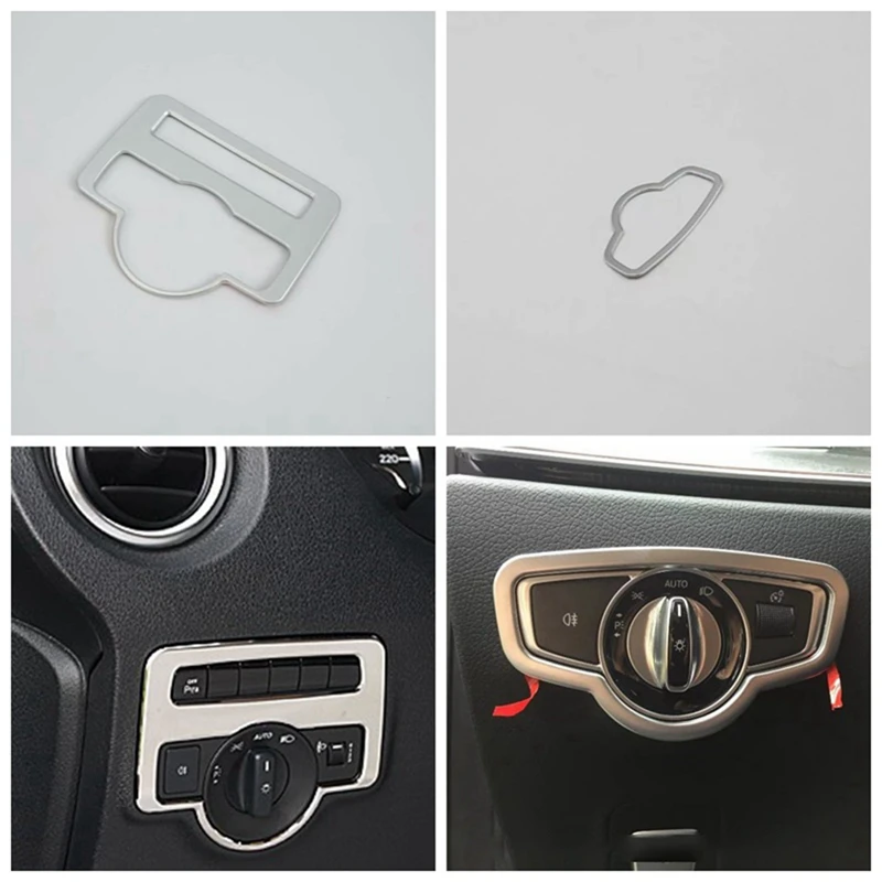 Регулировка переключателя фар автомобиля накладка аксессуары для стайлинга