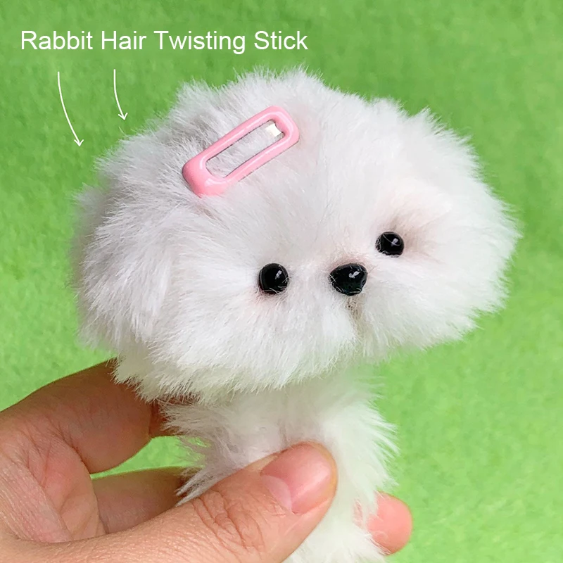 

Diy Accessories Super Thick Super Dense Yarn Twister Rod 20mm Rabbit Hair Twister Rod Hair Root Tip Twister Rod Dog Cat Rabbit