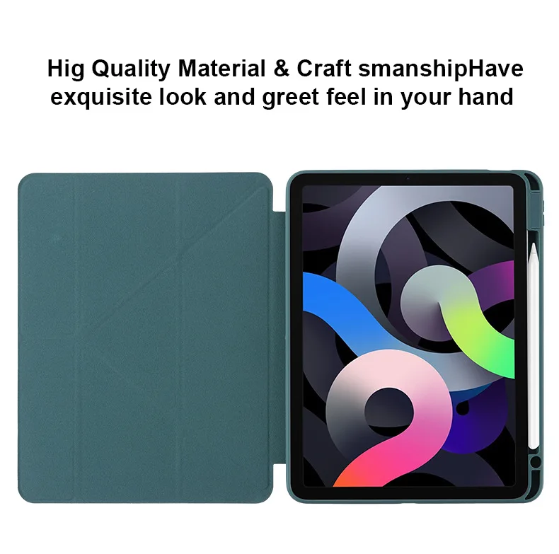 

For iPad Mini 4 5 7.9 Inches Air 3 4 5 Cute Bear Case For iPad 2019 2020 2021 Pro 9.7 10.2 11 Inches Airbag with Pen Tray Cover
