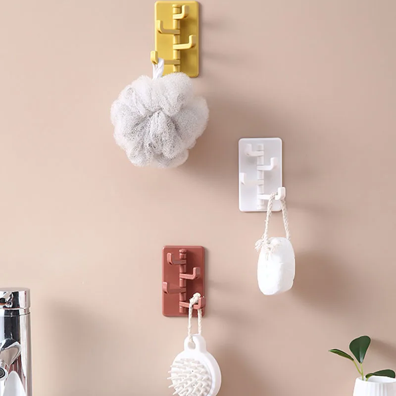 

Креативный крючок для органайзера, настенный крючок для ключей, самоклеящийся крючок, бесступенчатая стойка, Домашний Органайзер, аксессуа...