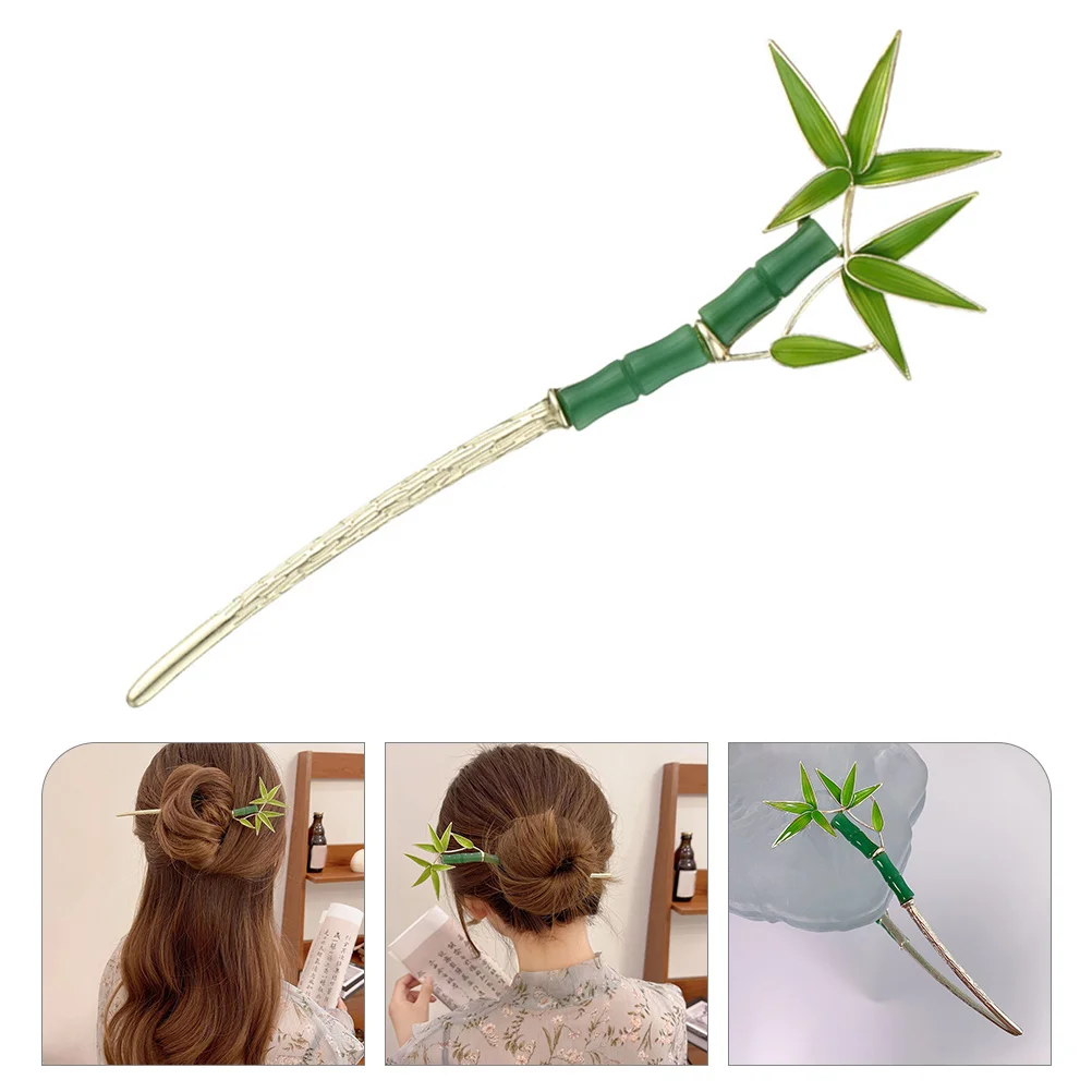

Bamboo Hairpin Bun Sticks Chinese Chopstick Ladies Tiara Chopsticks Fashion Women