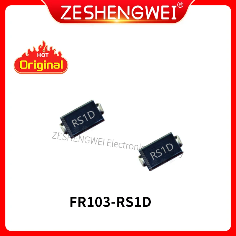 

100PCS NEW RS1D FR103 1A/200V SMA DO-214AC Fast Recovery Rectifier Diode In Stock
