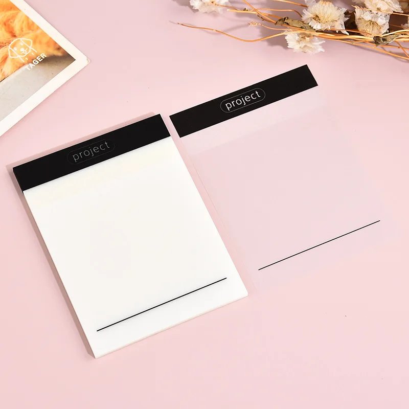 

50 листов, водонепроницаемые самоклеящиеся блокноты для записей