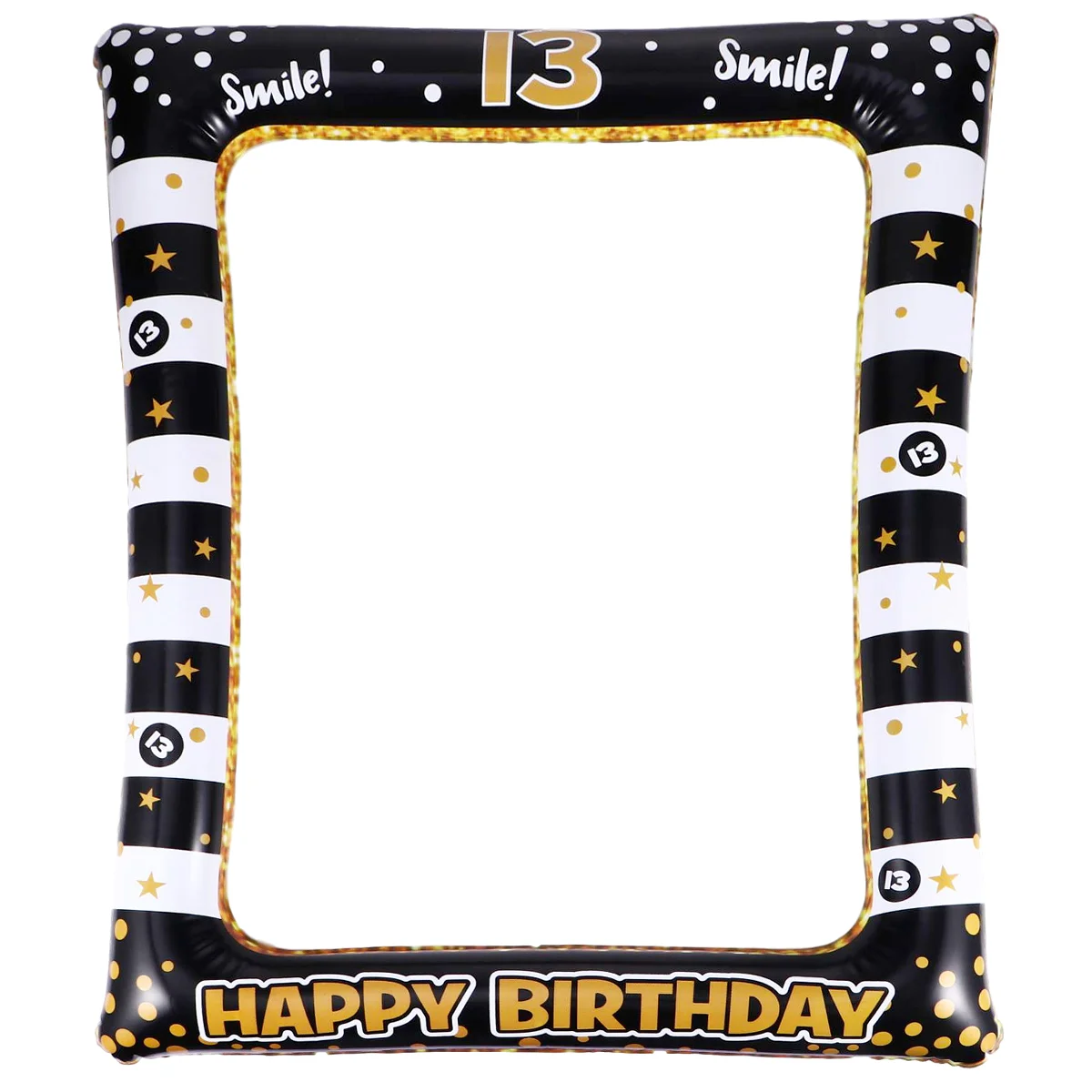 

Birthday Frame Photo Props Party 13Th Selfie Inflatable Booth Picture Prop Happy Festival Supplies Photography Pvc Sign Funny