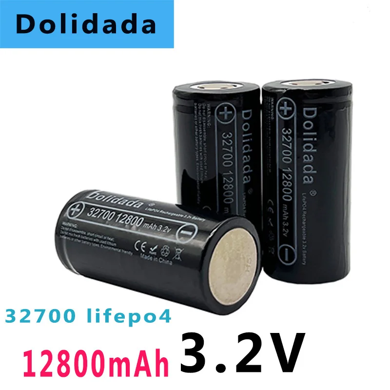 

Оригинальный аккумулятор 3,2 В, 32700, 12800 мА/ч, 3270012800 мА/ч, LiFePO4, 55 А, аккумулятор высокой мощности с максимальным непрерывным разрядом, аккумулят...