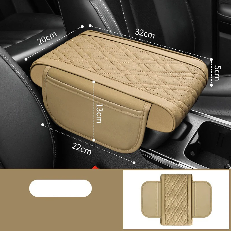 

Автомобильный подлокотник для хранения, коробка для высоты, универсальная кожаная эластичная губка, высота, автоцентральный подлокотник, защитная подушка, поддержка
