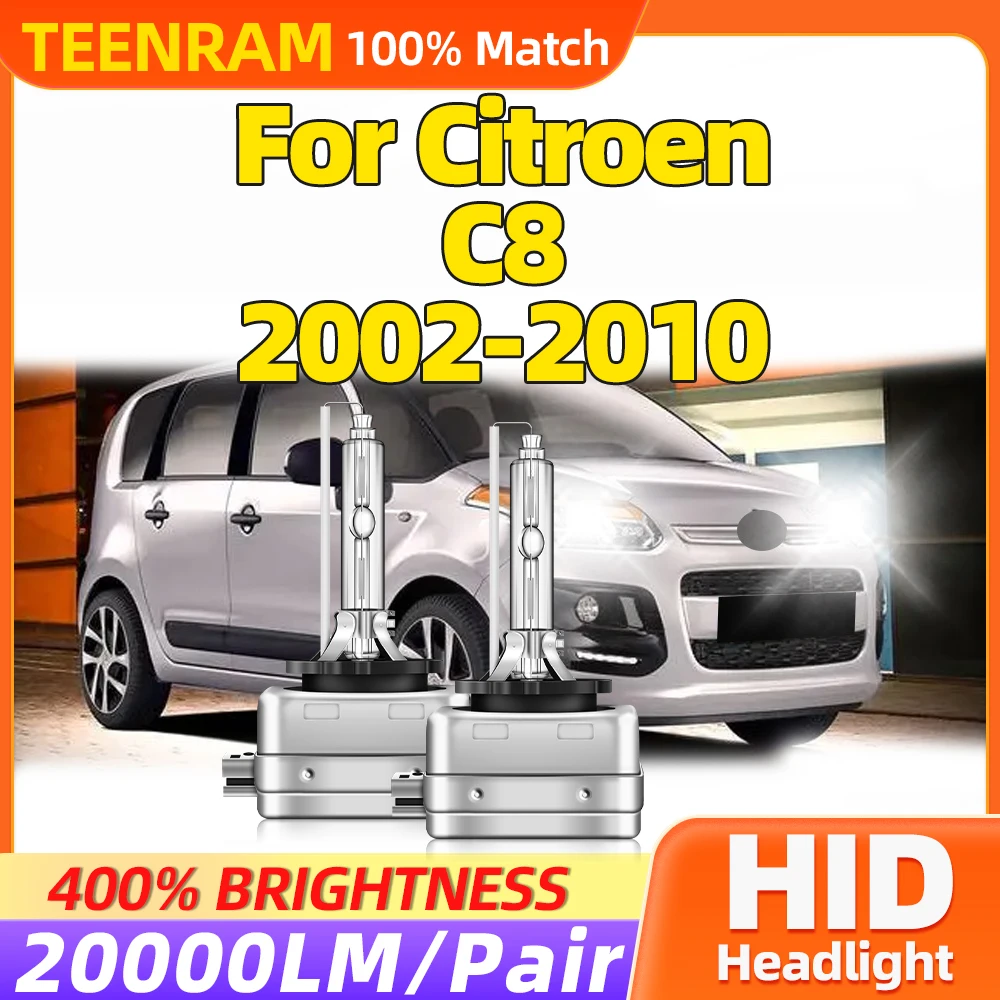 35 Вт HID ксеноновые лампы 6000K Φ фары 2002 лм Ксеноновые для Citroen C8 2003 2004 2005 2006 2007 2008 2009