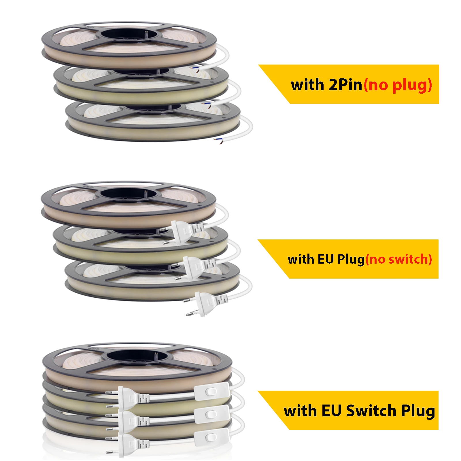 220 В COB Неоновая светодиодная лента для наружной светодиодной ленты