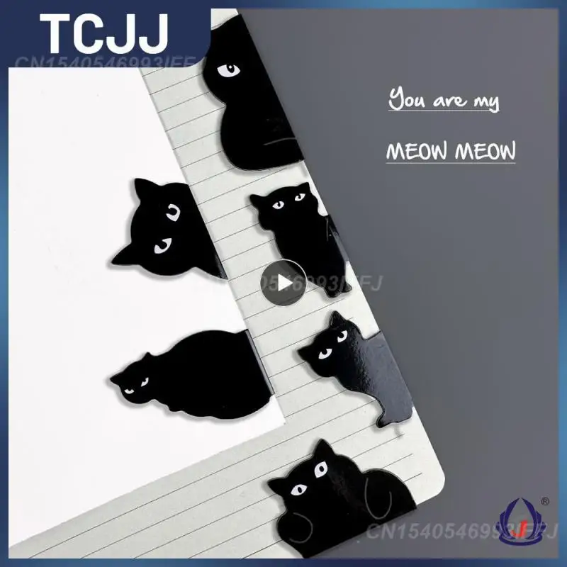 

Портативный креативный красивый подарок для студентов канцелярские принадлежности практичная литература и искусство Черный кот прочная Закладка простая Мода