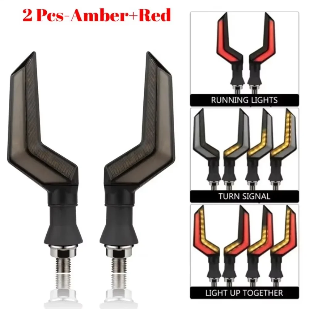 

Универсальный 12 В мотоциклетный янтарный светодиодный плавный динамический поворотник задний фонарь DRL указатель поворота