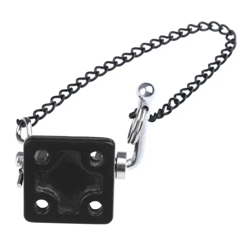 _/10 Rc Rock Crawler металлическая буксировочная Скоба крюк прицепа для Axial Scx10 90046 Tamiya Cc01