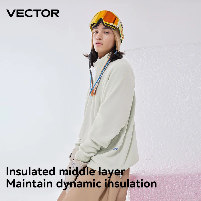 Фото Флисовая куртка VECTOR для женщин и мужчин, осенне-зимние теплые пальто, одежда, толстовка с контрастными рукавами, пальто, цветные уличные куртки №3