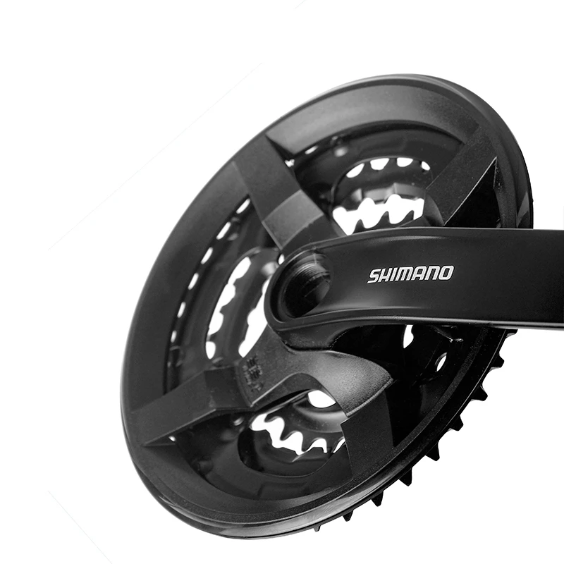 SHIMNAO FC TY301 кривошипная Система 6S 7S 8S FC-TY301 MTB велосипедная цепь 42-34-24T 48-38-28T 170 мм -