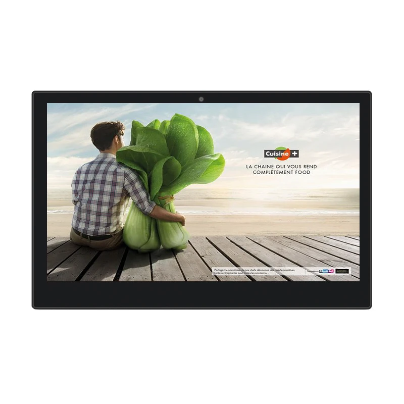 Фото 2026unique Portworld Digital Signage POE Kiosk Оптовая продажа E-мен Android Все в одном Высококачественный 15,6-дюймовый рекламный плеер №4