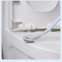 long handled toilet brush golf silicone cleaning brush wall mounted no dead corner brush household cleaning tool limpieza