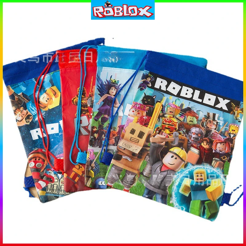 

Roblox Non-woven Storage Drawstring Drawstring Drawstring Backpack Bag Schoolbag Boys Girls Anime Cartoon Children's Toys Gifts