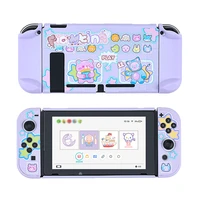 kawaii animal fighting nintendo switch shell split joy con cover for nintendo switch accessories hard pc housing cover case