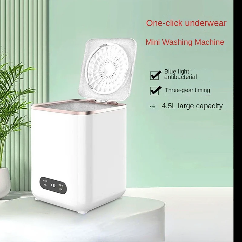 

Мини-стиральная машина, домашняя маленькая стиральная машина для нижнего белья, для студенческого общежития, для ленивых, Портативная стир...