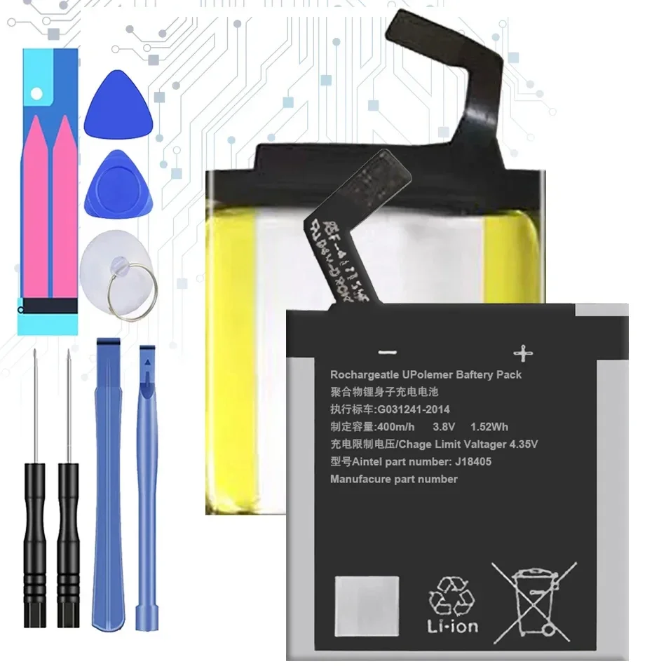 Аккумулятор для часов J18405 400 мАч Sony GB-S10- 432830 -010H Смарт-часы