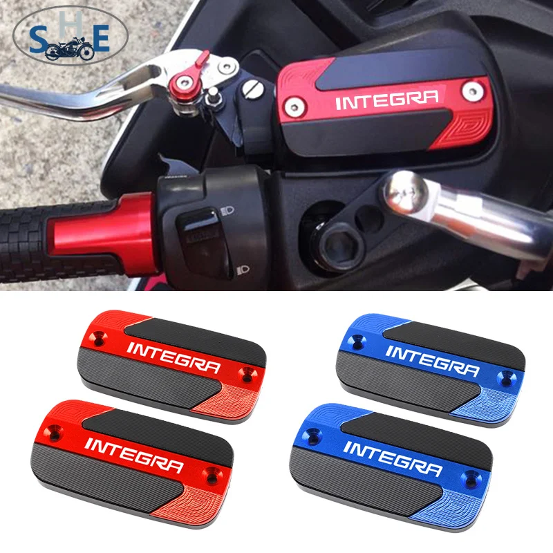 

For HONDA Integra 700 750 DCT NC750 Motorcycle CNC Aluminum Accessories Front Brake Fluid Reservoir Cover Cylinder Oil Tank Cap