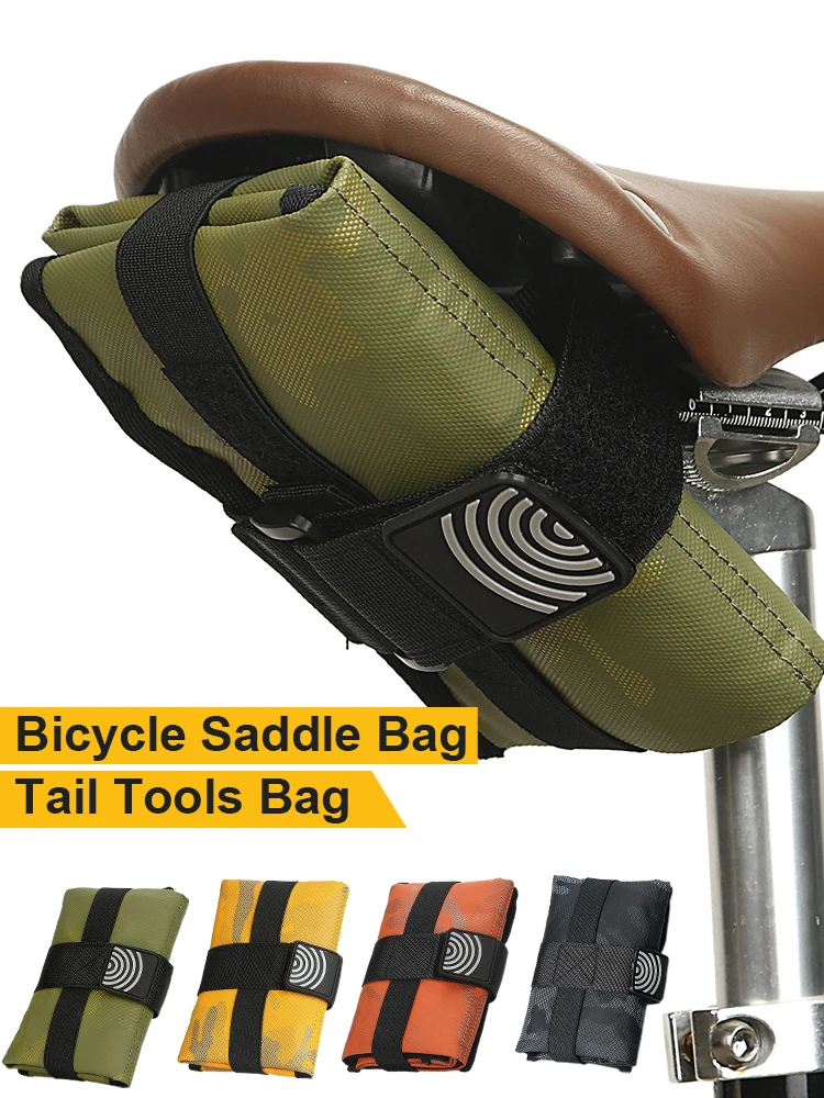 

Bicycle Saddle Bag Storage Bike Bag Seat Cycling Tail Rear Pouch Saddle Pouch Burrito Pack Roll BagBicycle Accessories Bicicleta