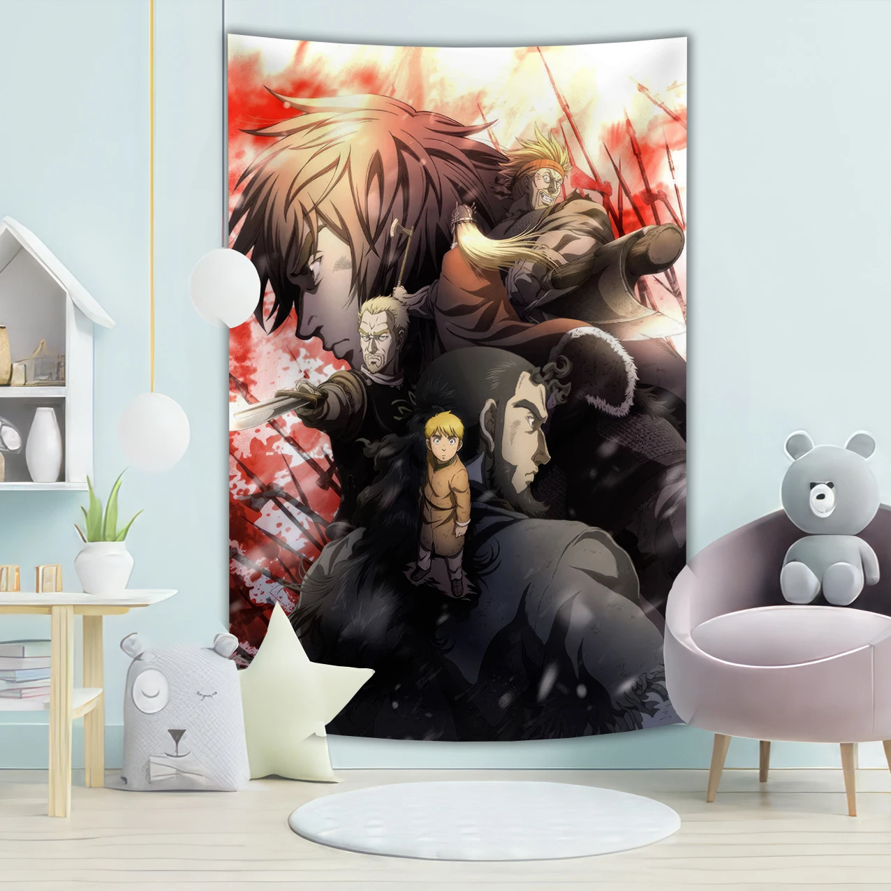 Винланд Сага Аниме Манга Хорошее Качество Принты и Плакаты Винтаж Комната Бар