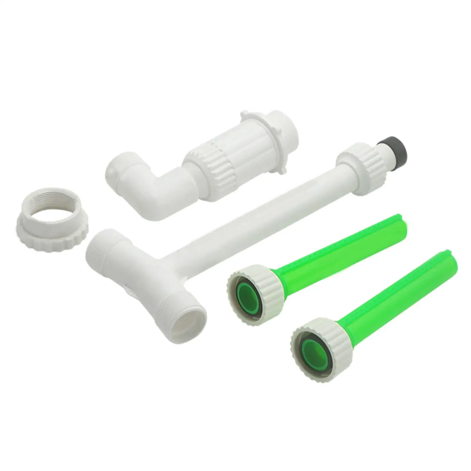 Флуоресцентный зеленый водный фонтан для бассейна регулируемый двойной