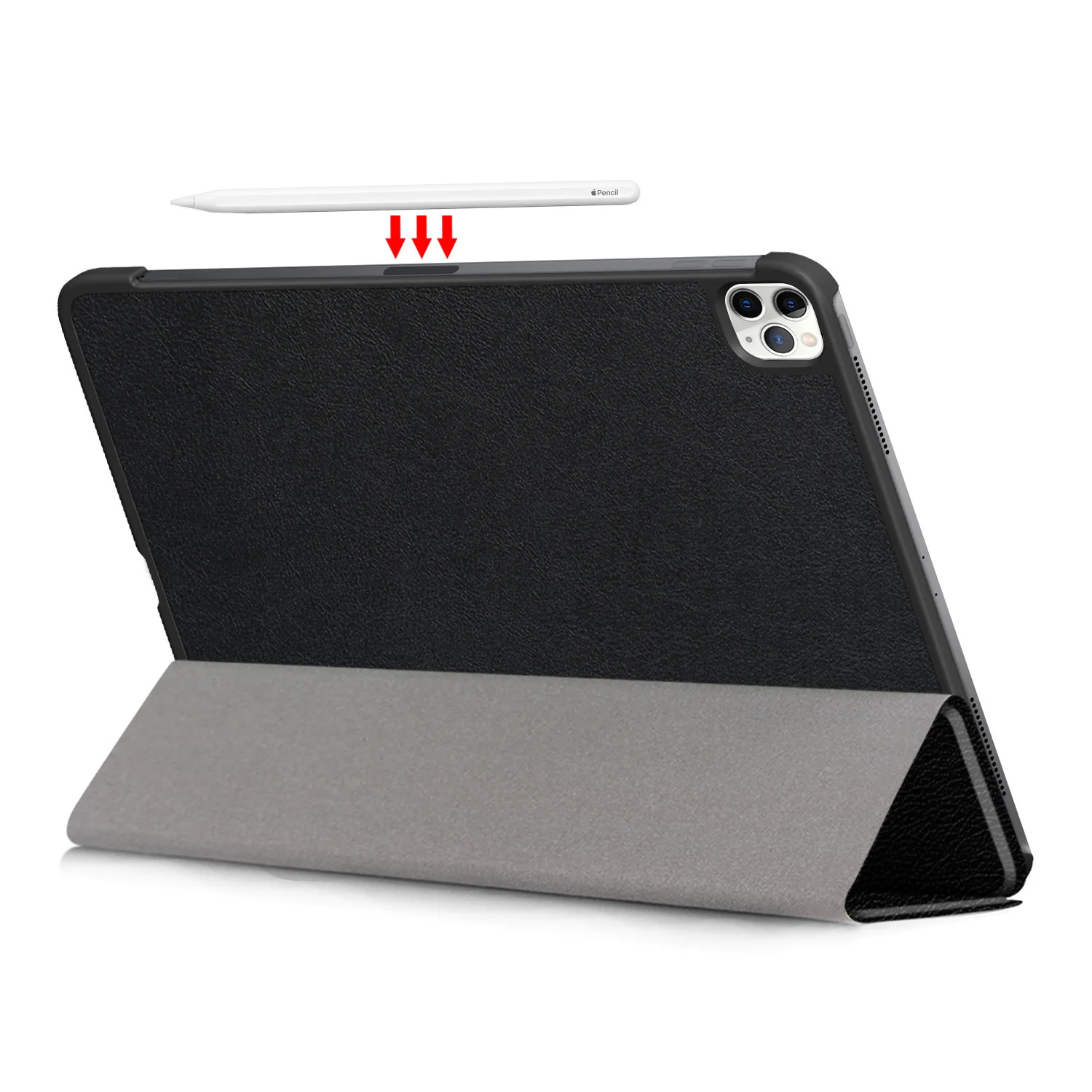 

For iPad Pro 11 Case 2021 3rd Gen,Fits 11 2018 2020 tablet,Multi Angle Magnetic Back Cover for Air 4 2020