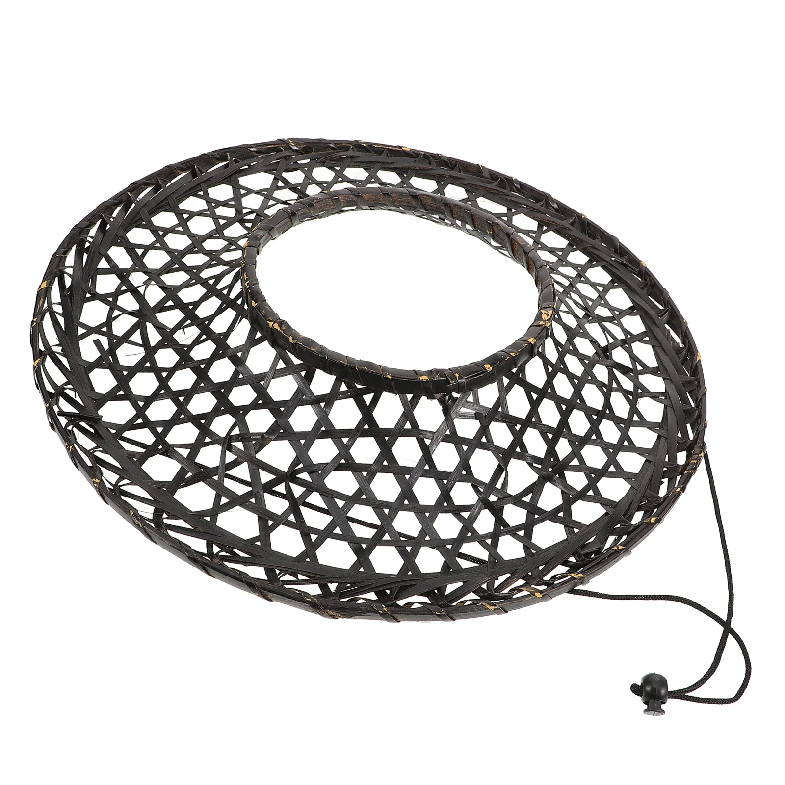 Бамбуковая шляпа тканые конусы антидождь соломенный солнцезащитный продукт