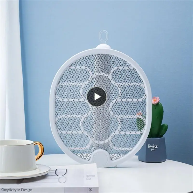 

Rechargeable Mosquito Repellent Three-in-one Electric Mosquito Swatter Rotating Mosquito Killing Lamp Mosquito Killler Folding