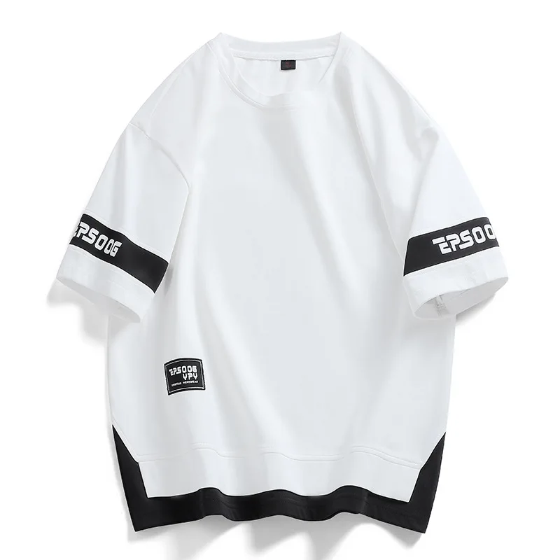 

Футболка мужская с коротким рукавом и круглым вырезом