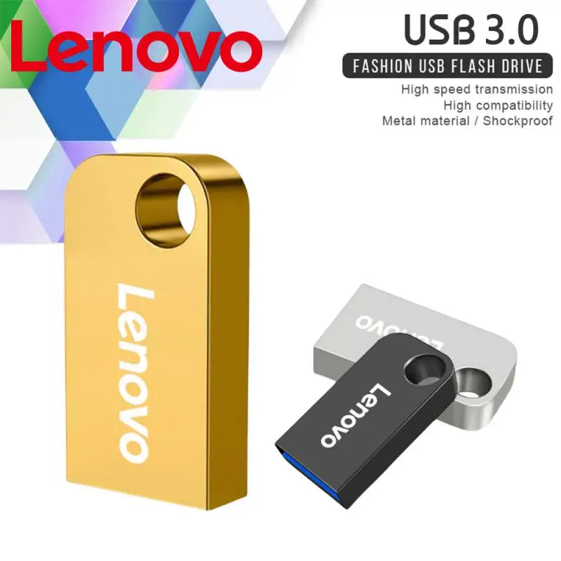 Флэш-накопители Lenovo 2 ТБ Usb 3 0 высокоскоростной металлический флэш-накопитель в 1